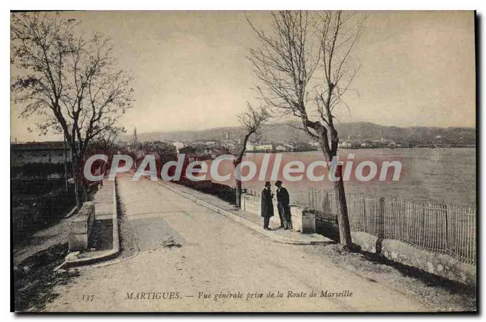 Martigues — Allgemeiner Blick von der Route de Marseille — Éditeur Martigues, n° 137 - Vorderseite