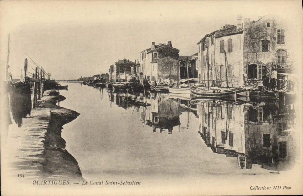 Martigues — O Canal Saint-Sebastien — Coleções ND Phot - Frente