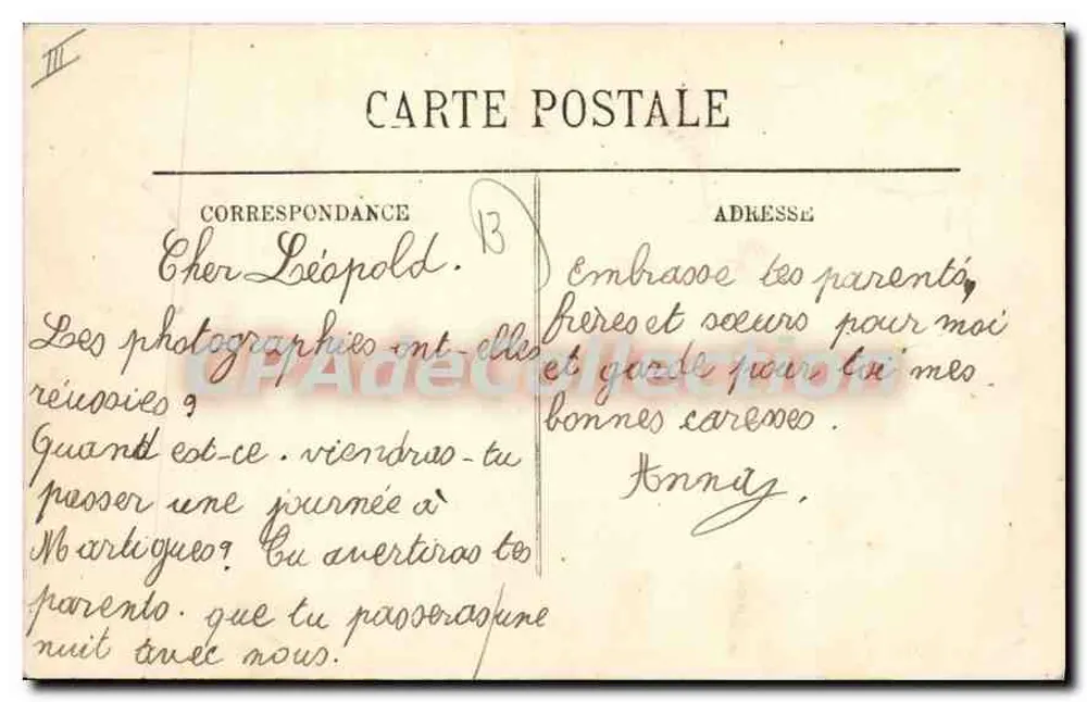 Martigues — Quai Marceau — LL — n°33 - Verso