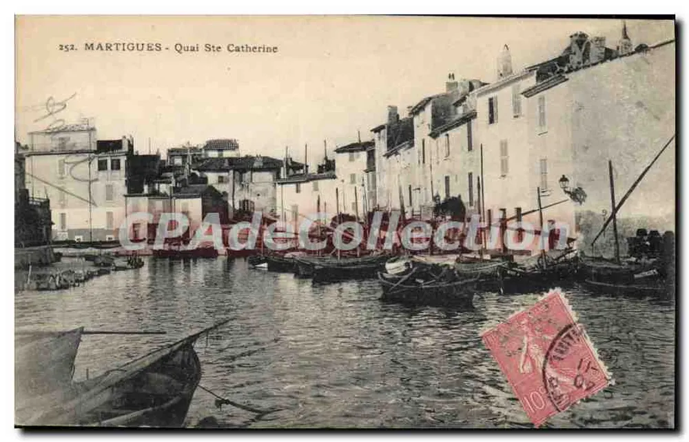Martigues - Quai Sainte Catherine — editor: Atelier de Phototype Gueritte, n° 252 - Frente