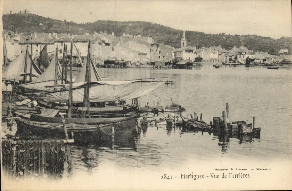 Martigues — Vista de Ferrières — Photodun K. Lacour — Marseille, n° 2841 - Frente