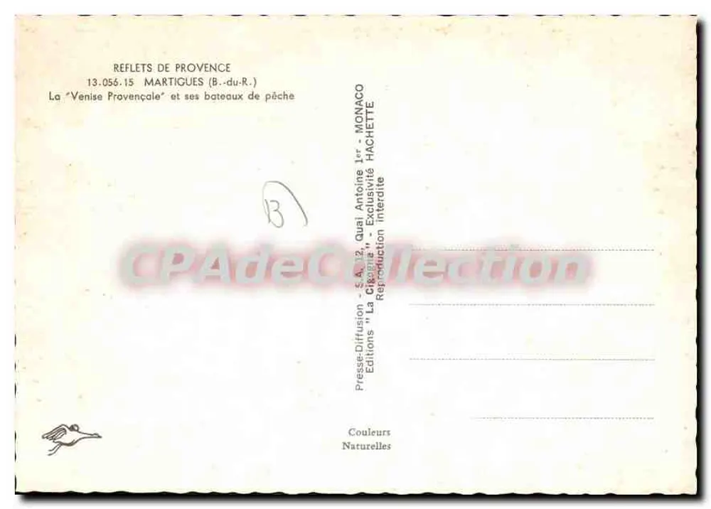 Martigues (B.-du-R.) — Die "Venedig der Provence" und ihre Fischerboote — Éditions Hachette - Rückseite