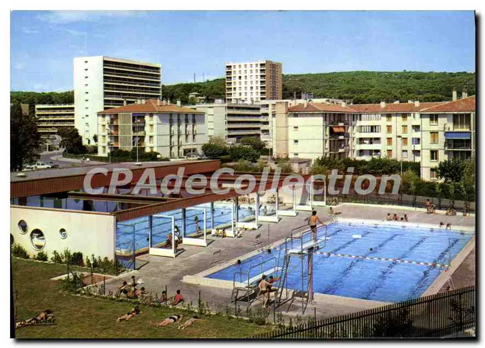 Municipal Swimming Pool of Canourges — Salon de Provence (B. du Rh.) — Éditions La Cigogne - Vorderseite