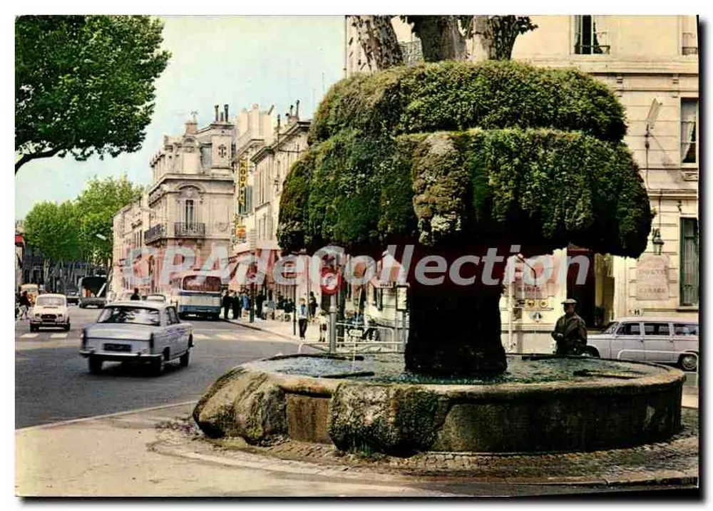 Salon-de-Provence (B.du-R.) — A Fontaine moussue — Edições S.E.P.T. - Édouard Gorbella - Frente