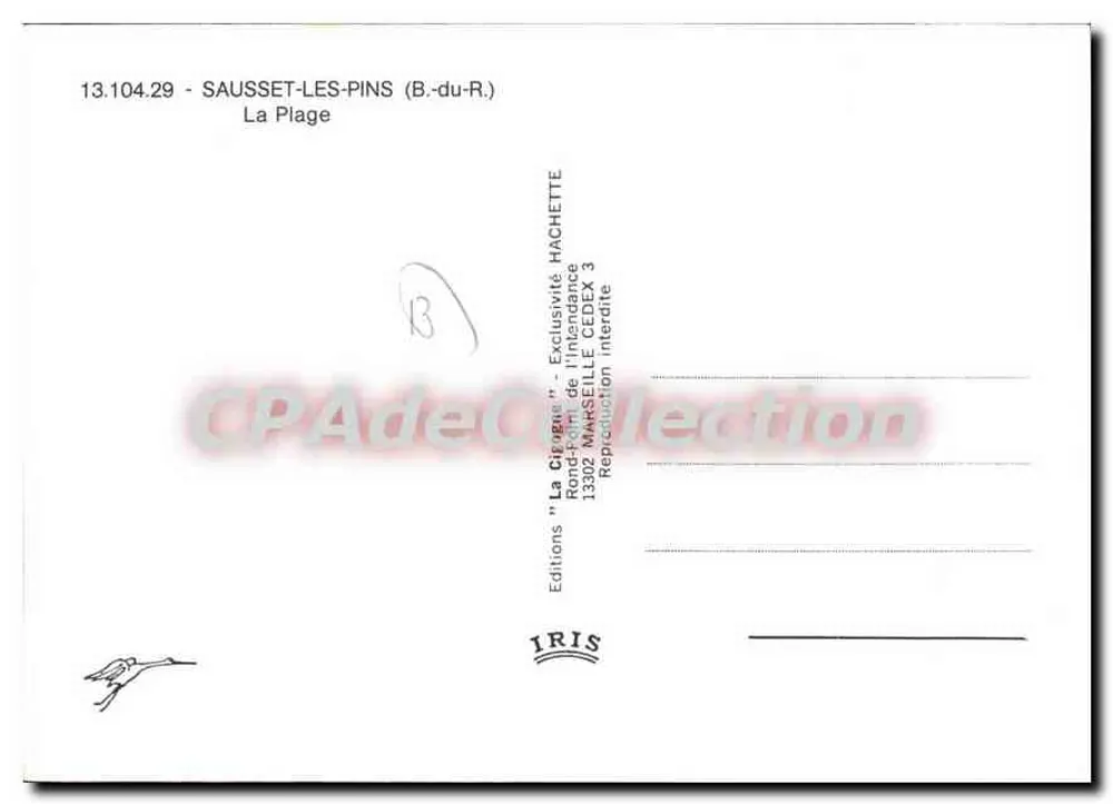 Sausset-les-Pins — A Praia — Edições IRIS - Verso