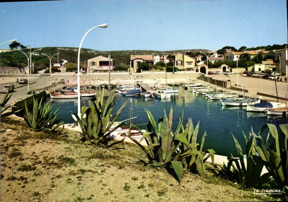 Le Port — Sausset-les-Pins (13) — Edições 'La Cigogne' - Frente