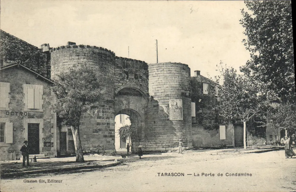 Tarascon — A Porta de Condamine — Gaston fils, Editora - Frente