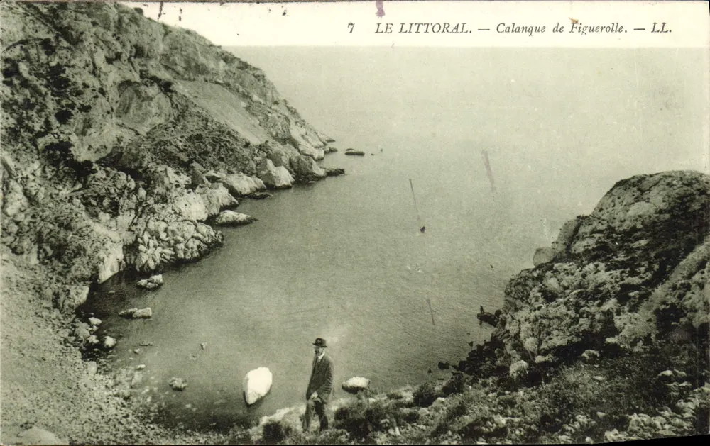 Calanque de Figuerolles — LL. — O litoral - Frente