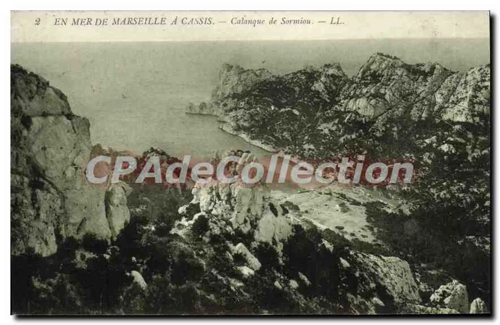 Calanque de Sormiou — Auf See von Marseille nach Cassis — LL. - Vorderseite