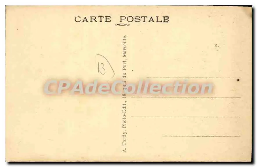 Gémenos (B.-du-R.) — Place de l'Hôtel-de-Ville — Tardy - Rückseite
