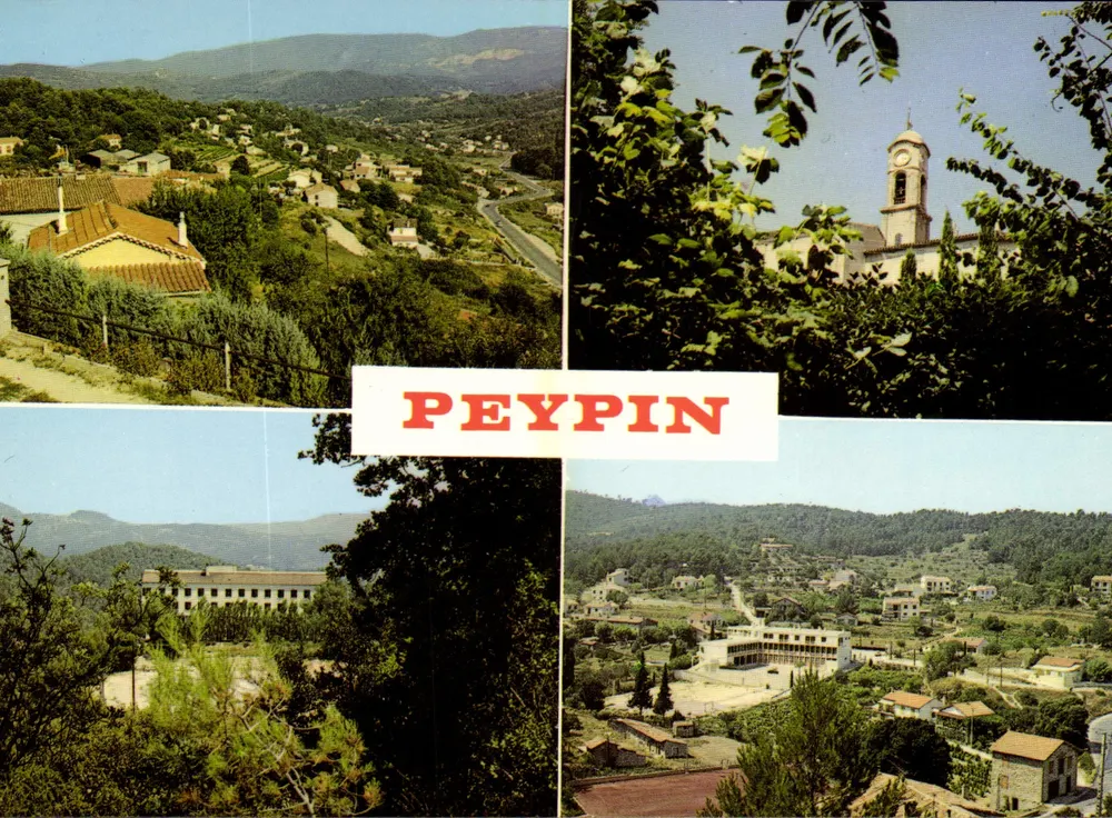 Peypin — vista panorâmica e igreja — edição LA CIGOG - Frente