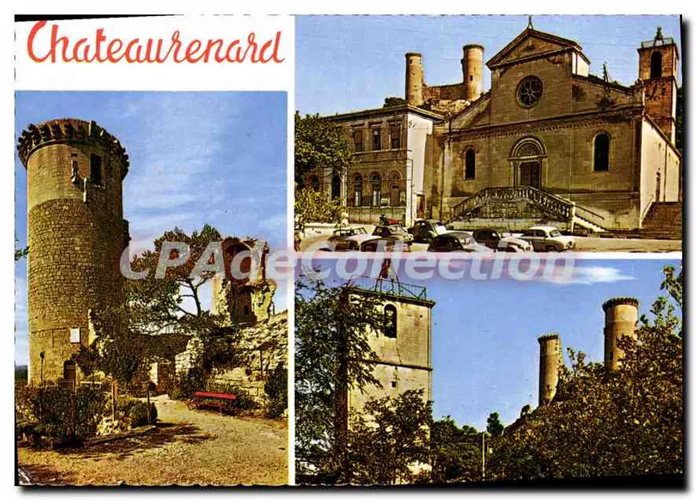 Chateaurenard — Kirche, Schloss und Türme — Éditions Naturelles - Vorderseite