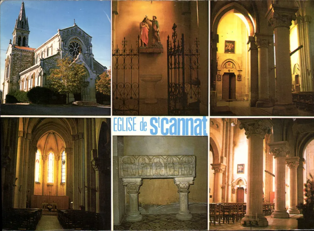Kirche Saint-Cannat — Innen- und Außenansicht — La Photographie ERTAY - Vorderseite