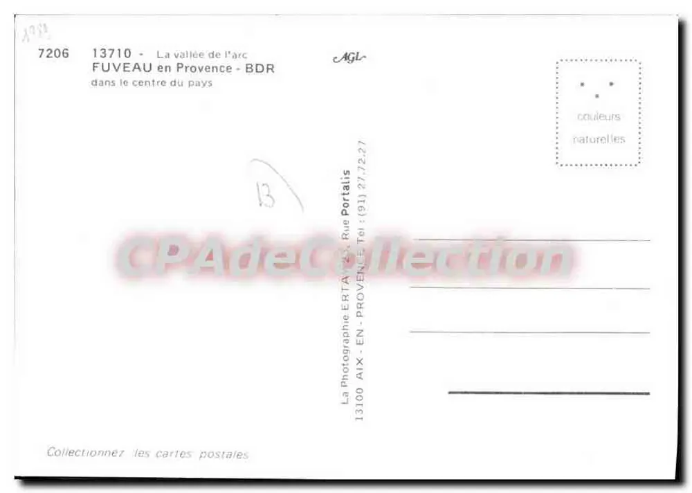 Fuveau na Provência — A vales do Arc — Editora ERTA - Verso