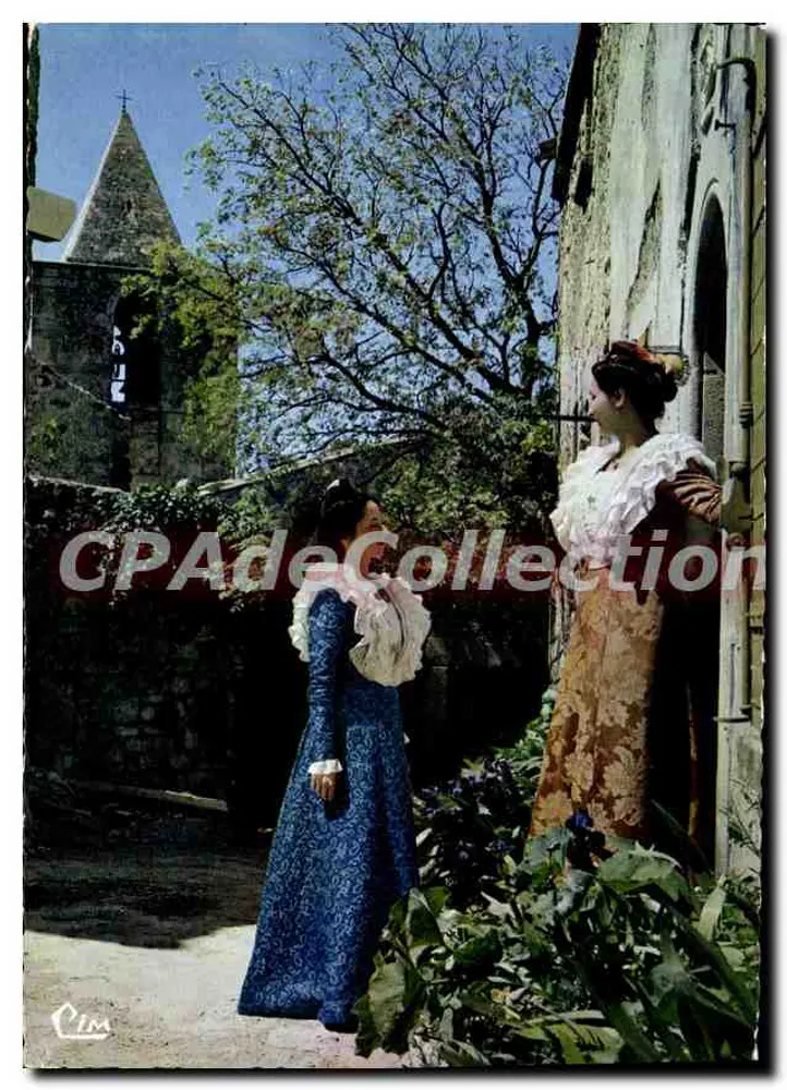 Zwei Frauen in provenzalischen Kostümen — Folklore-Gruppe 'Lou Riban de Provenço' — Cima - Vorderseite