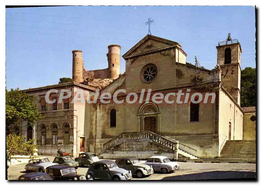 Châteaurenard — Die Kirche und die Turmspitzen des Schlosses — Éditions Naturelles - Vorderseite