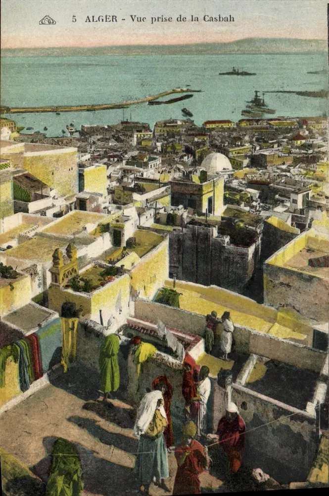 ALGER - Vista della Casbah — Cartolina d'epoca deCollection, n°5 - Recto