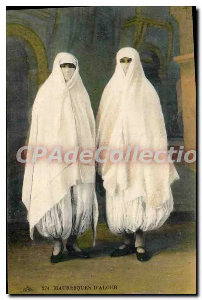 Maurescas de Argel — Série 274 — Editora: Cie. Almanach dos Artes Decorativas - Frente