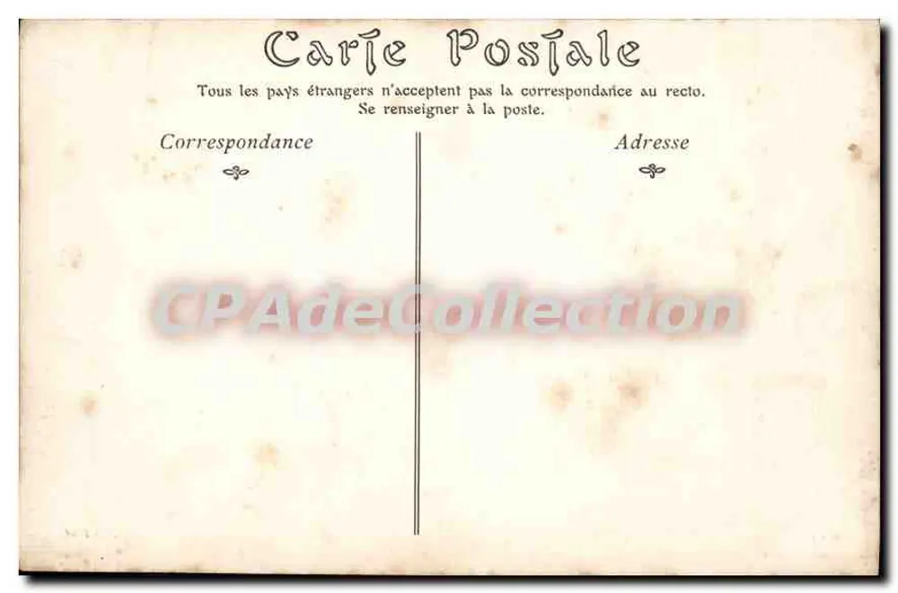 ALGER — A Médéria — CPAdeCollection - Verso