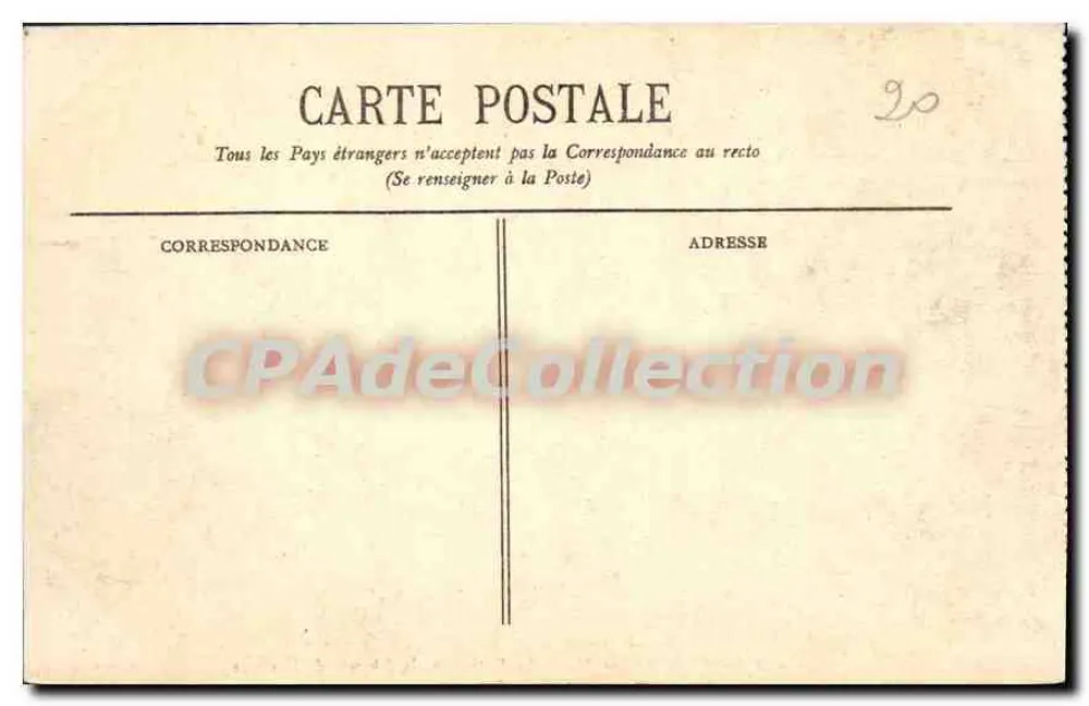 Algier - Blick auf Mustapha-Supérieur vom Crinx-Weg - Edition E.S. Nr. 1300 - Rückseite