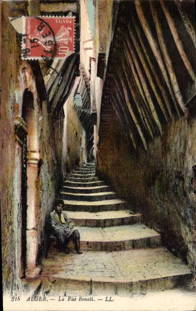 Argel - A Rue Benali — LL. — n°318 - Frente