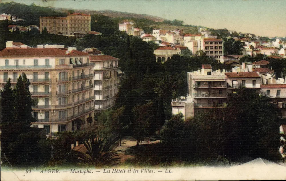 Alger — Mustapha — Hotels und Villen — LL. — Nr. 91 - Vorderseite