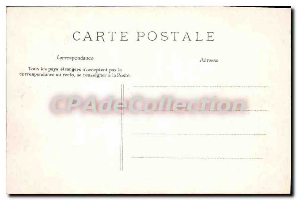 ALGER — Palácio de Verão do Governador — Coleção Ideal P.Z. n°44 - Verso