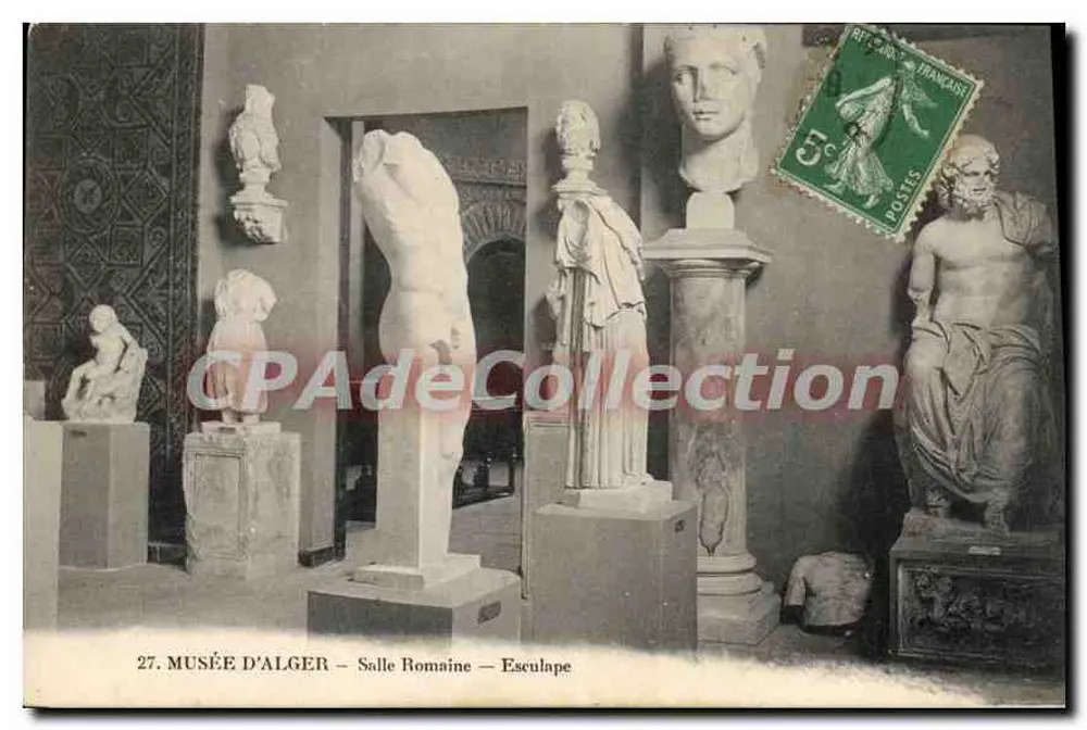 Museu de Argel — Sala Romana — Esculápio - Frente