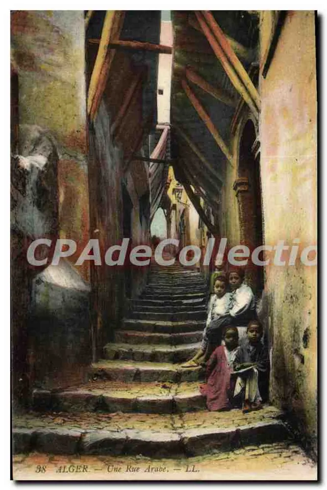 Argel — Uma Rua Árabe — LL. n°38 - Frente