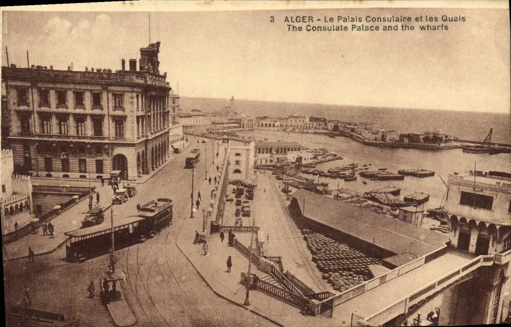 Argel — O Palácio Consular e os Quais — Editor não identificado, n° 3 - Frente