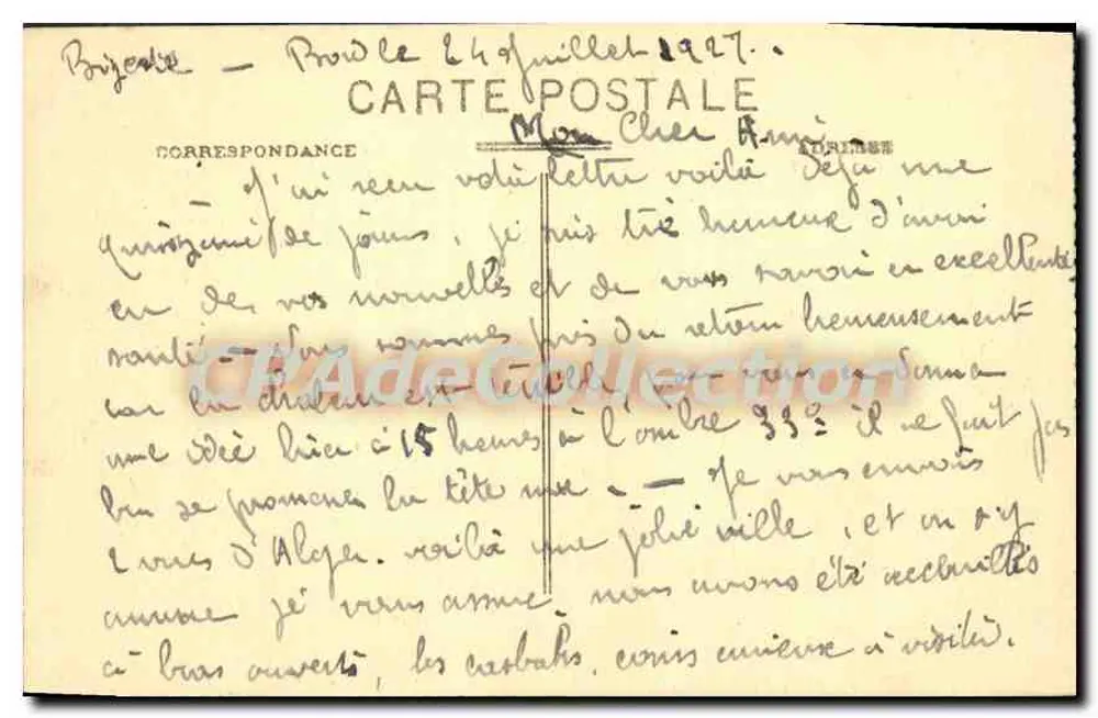 Argel — O Palácio Consular e os Quais — Editor não identificado, n° 3 - Verso