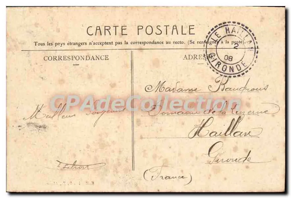 Alger — Vista scattata da Mustapha — Collezione D. Z., n° 197 - Verso