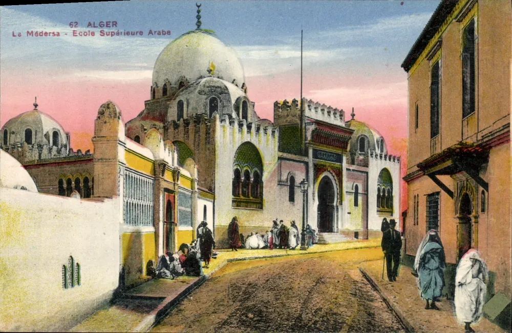 Argel — A Medersa — Escola Superior Árabe — Edição L. & Y. Argel - Frente