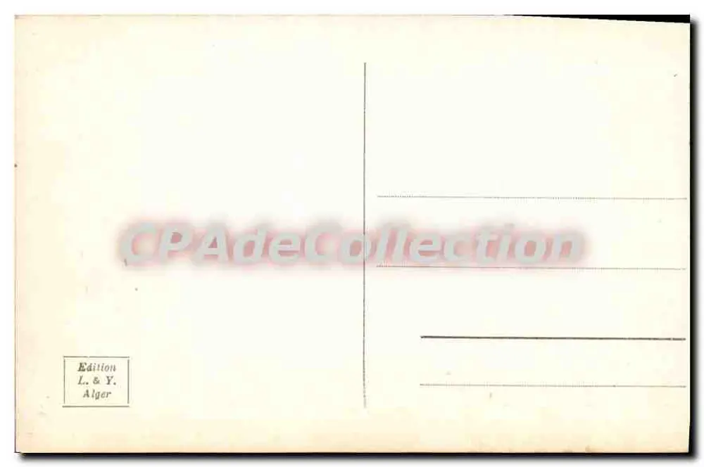Argel — A Medersa — Escola Superior Árabe — Edição L. & Y. Argel - Verso