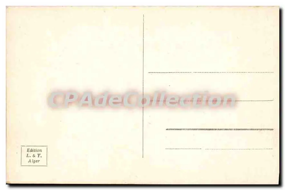 Algeri - Palazzo Consolare e la Marina — Edizione L. & Y. Alger, n°16 - Verso