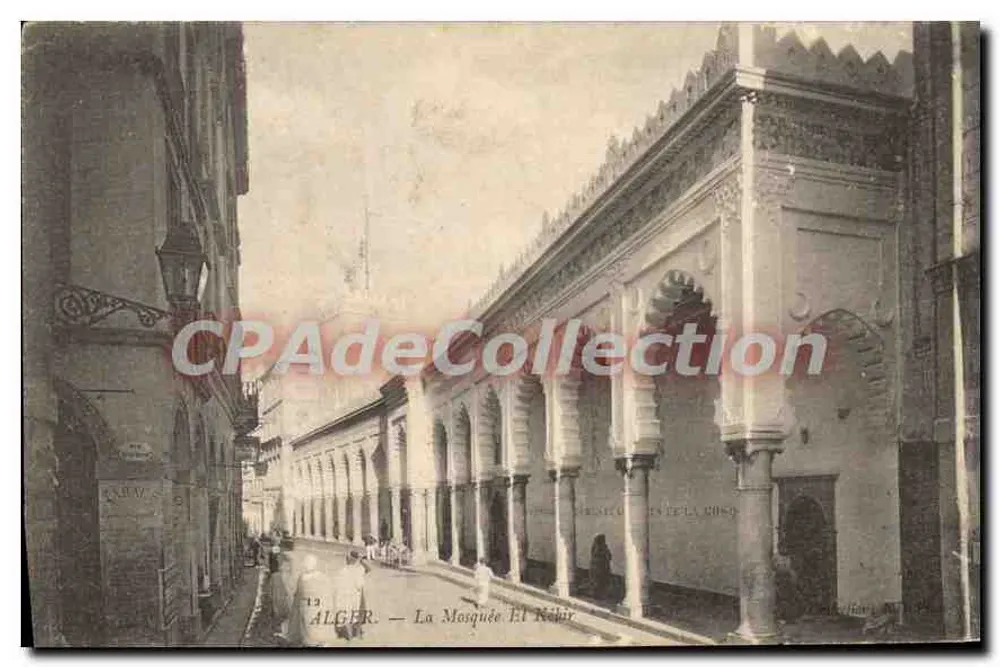 Argel — A Mesquita El Nahiy — CPAdeCollection, n°13 - Frente