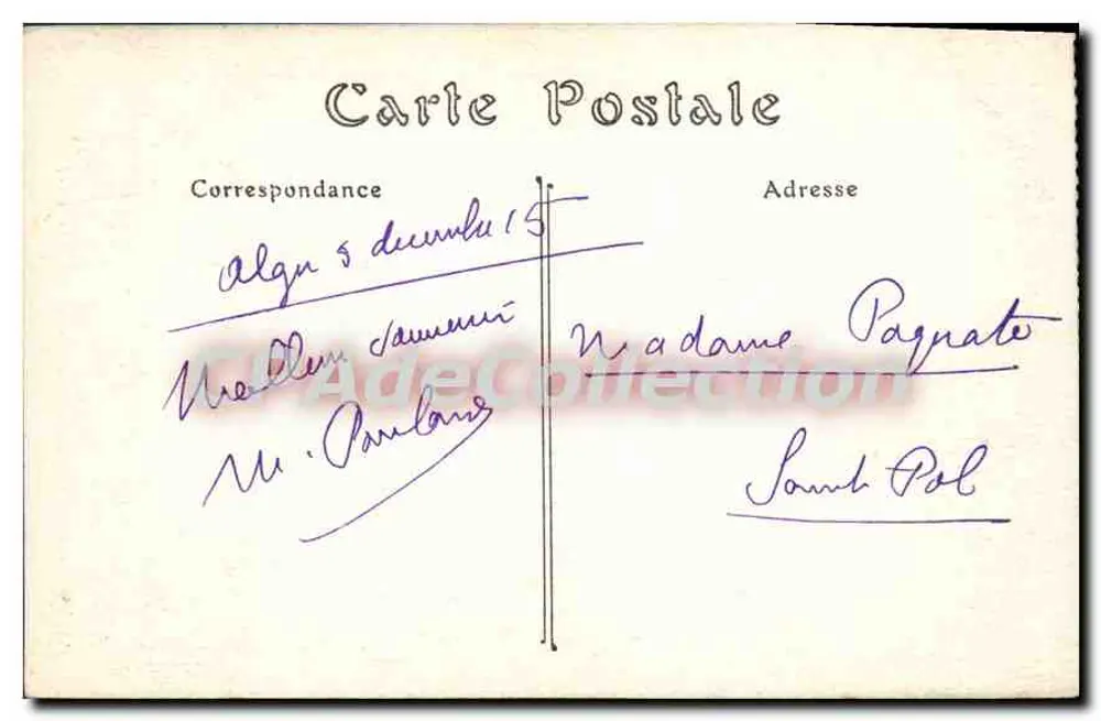 Argel — Avenida dos Palmeiros — ND. Phot, n°120 - Verso
