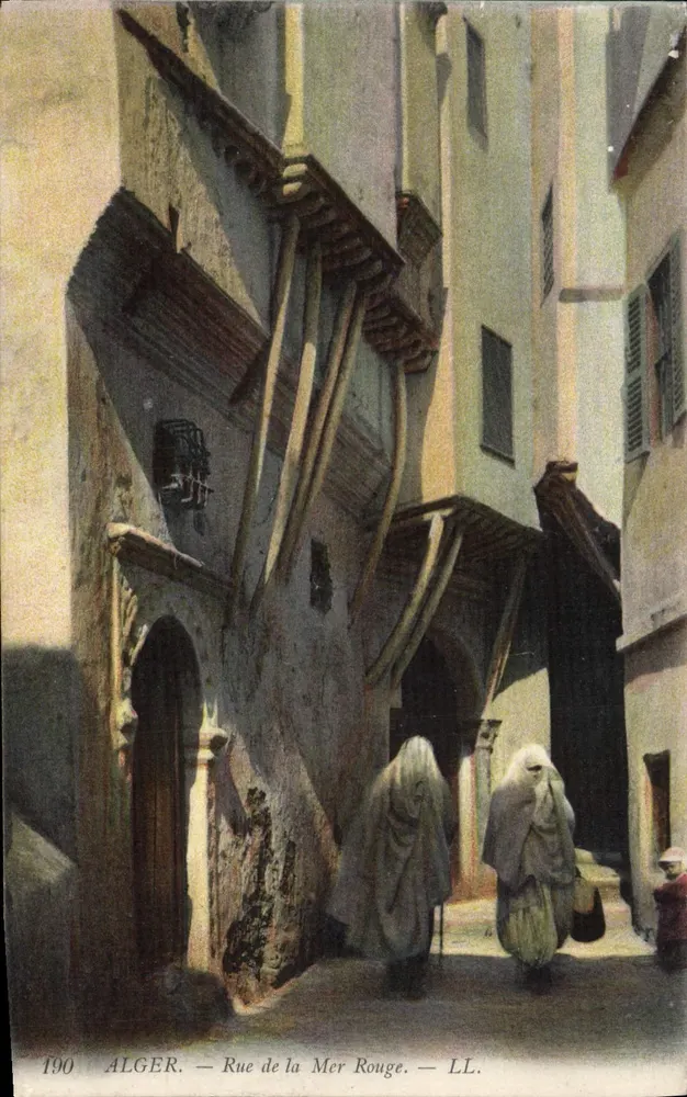 Argel — Rue de la Mer Rouge — LL. — 1900 - Frente