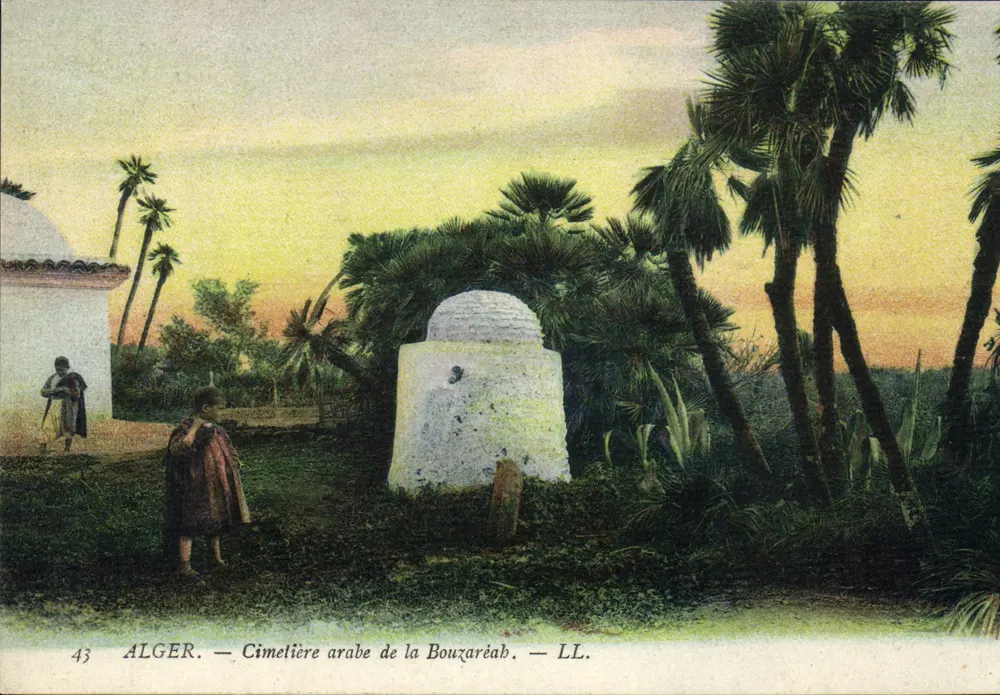 Argel - Cemitério árabe de Bouzaréah — LL. n°43 - Frente