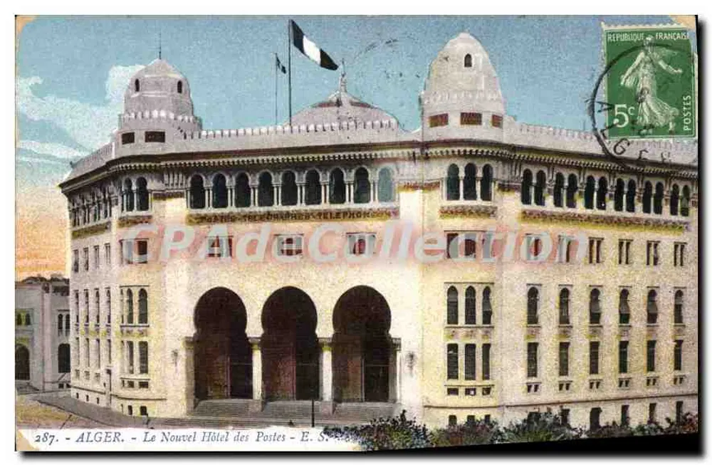 ALGER - O Novo Hotel das Postas - E. S. (nº287) - Frente