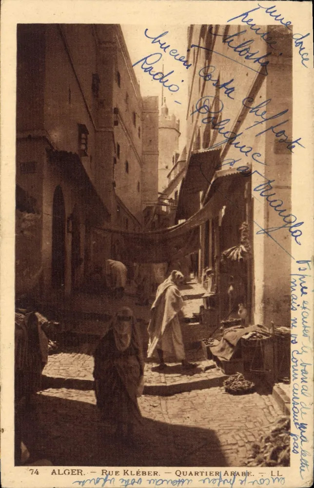 Argel — Rue Kléber — Bairro Árabe — LL n°74 - Frente