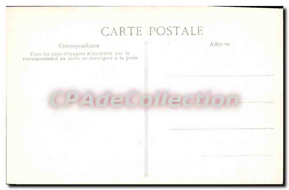 ALGER — Square Bresson — Der Musikkiosk — Sammlung Iddale, P. S. - Rückseite