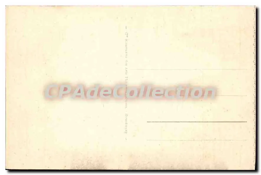 Algerien — Der Friedhof von Alger — Vintage Postcard/Antike Ansichtskarte - Rückseite