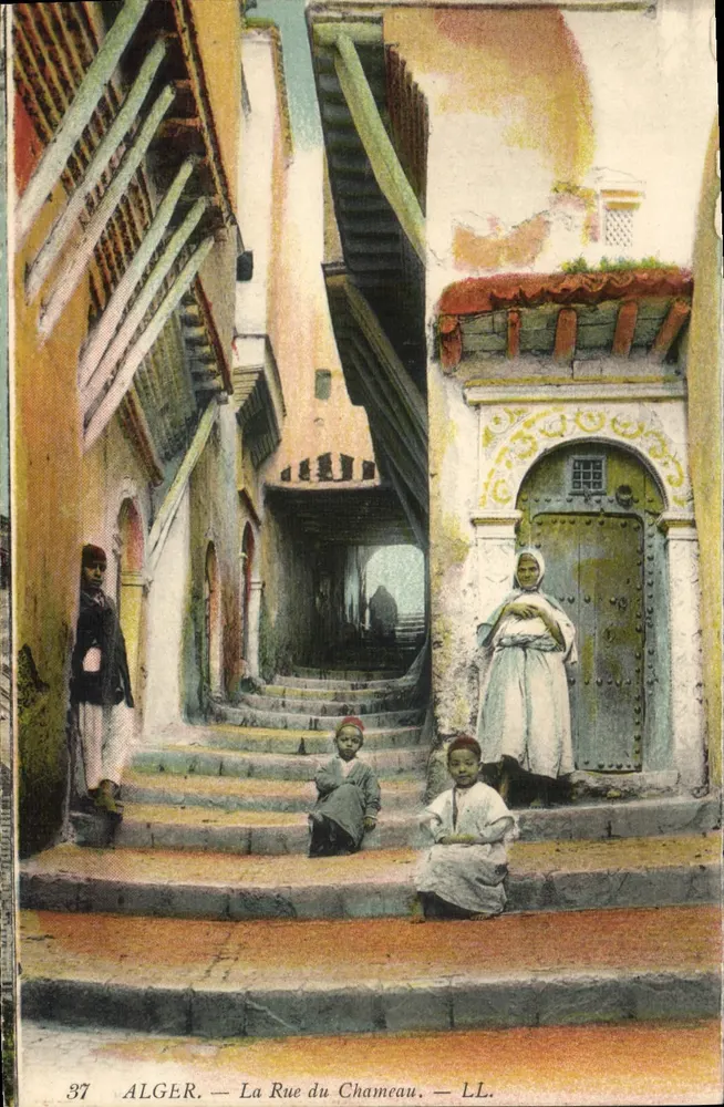 ALGER — La Rue du Chameau — LL. — N° 37 - Voorkant