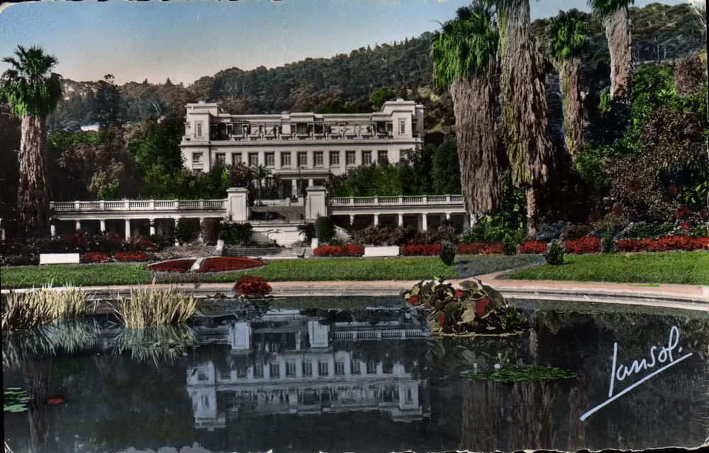 Jardim de Ensaios e Museu Nacional — Argélia — editor Janssot - Frente