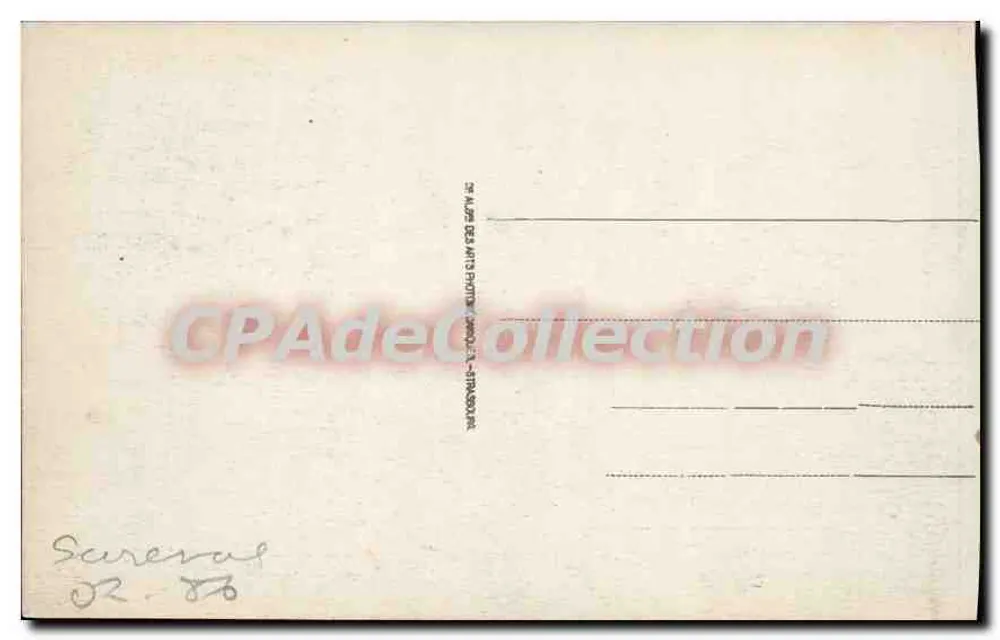 ALGER — Vista tirada em read — Coleção CPAdeCollection, n° 170 - Verso