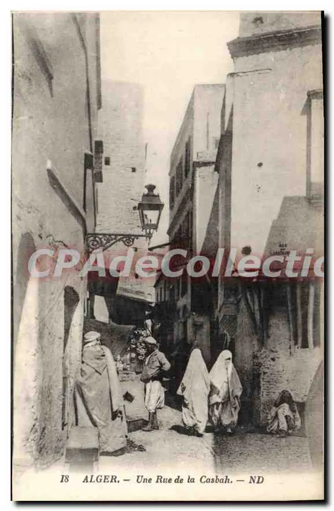 Alger — Uma Rua da Casbah — ND - Frente