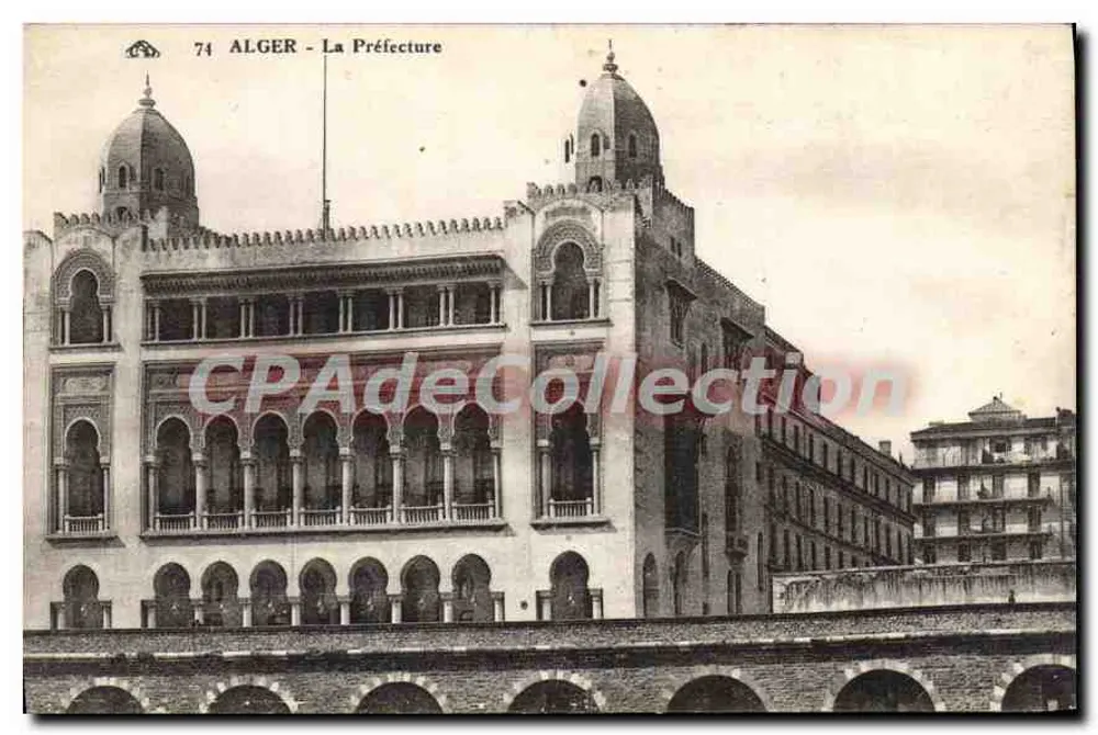 Argélia - A Prefeitura — 74 — editor: 4e Albacienne dos Artes Fotográficas - Strasbourg - Frente