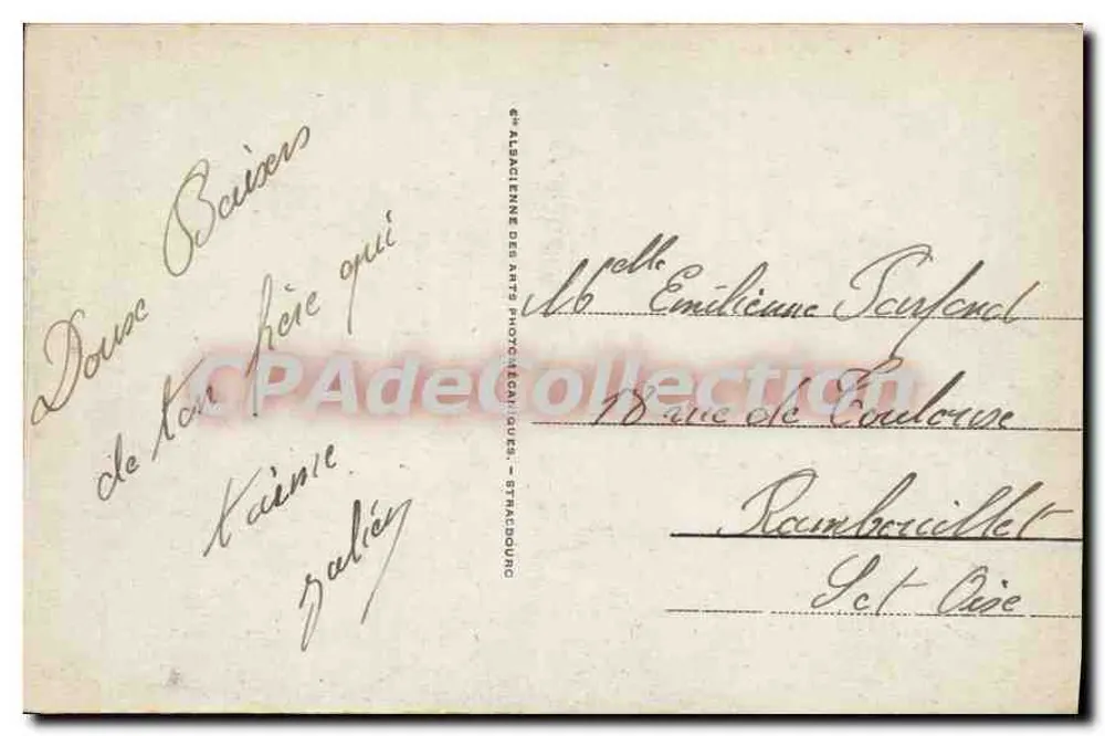 Argélia - A Prefeitura — 74 — editor: 4e Albacienne dos Artes Fotográficas - Strasbourg - Verso