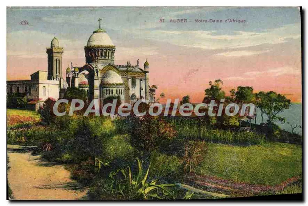 ALGER - Nossa Senhora da África — editor CPAM, n°87 - Frente